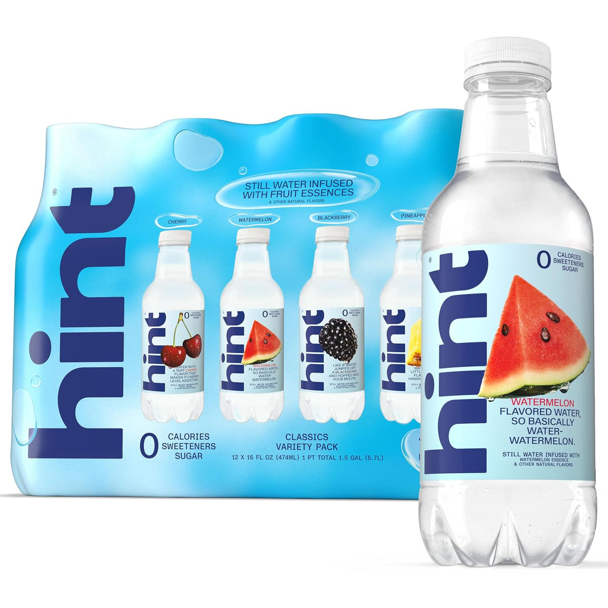 Hint flavored water Best Sellers fruit variety 12-pack