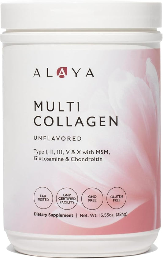 Alaya Multi Collagen Powder unflavored, 16 oz product container